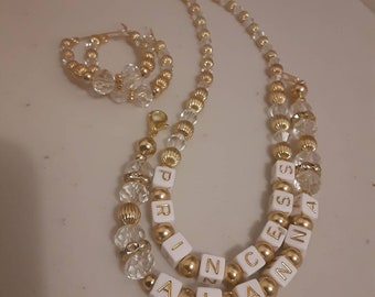 Kid Clear Kristall Schmuck Set