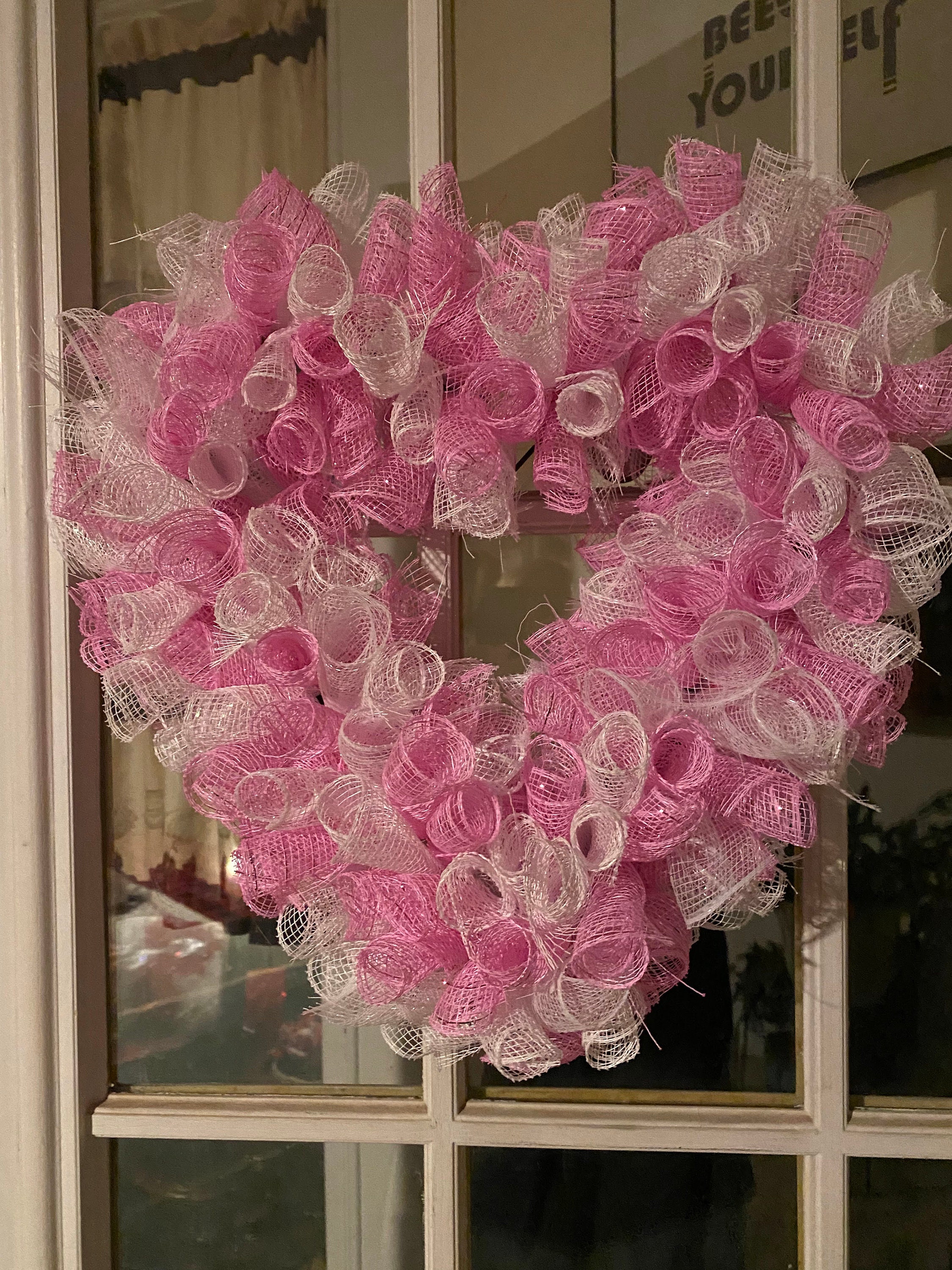 12 Heart Frame Wreath Form DIY Deco Mesh Burlap Frame 