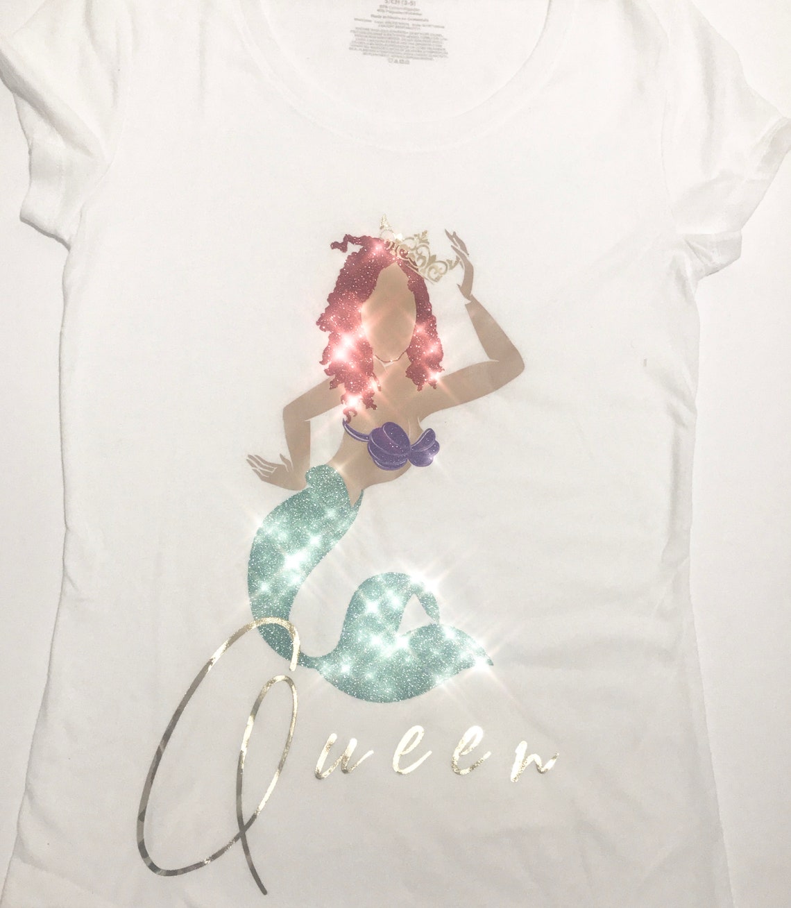 The Little Mermaid Teeshirt Halle Bailey Mermaid Black Etsy