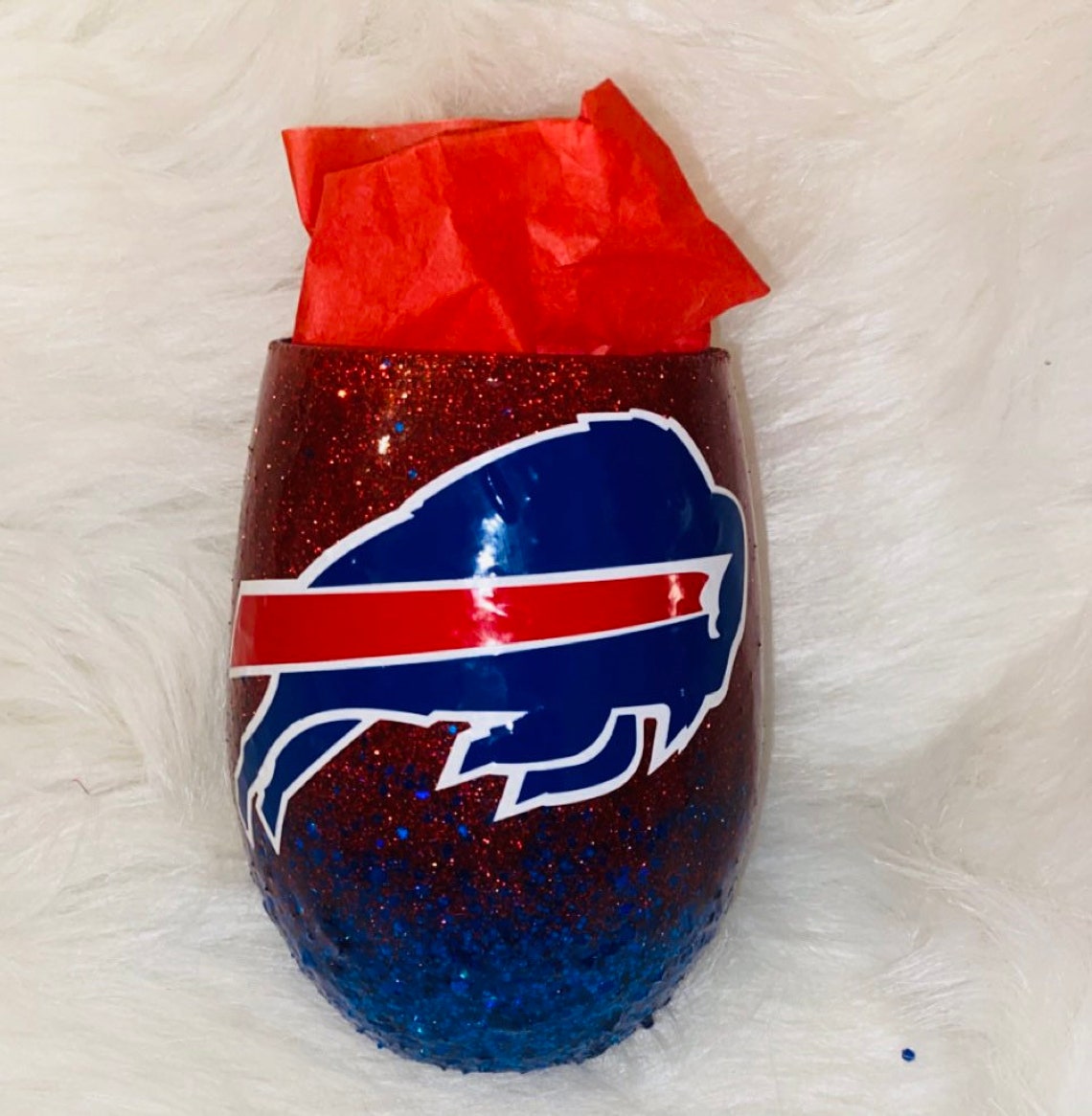 Buffalo Bills His and Her Gift Box Buffalo Bills Wine Glass Etsy