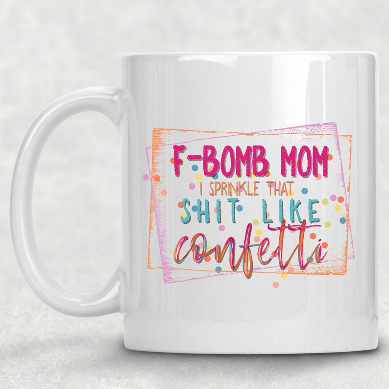 Fbomb Mom Funny Coffee Cup Mug Adult Gift for Her Etsy