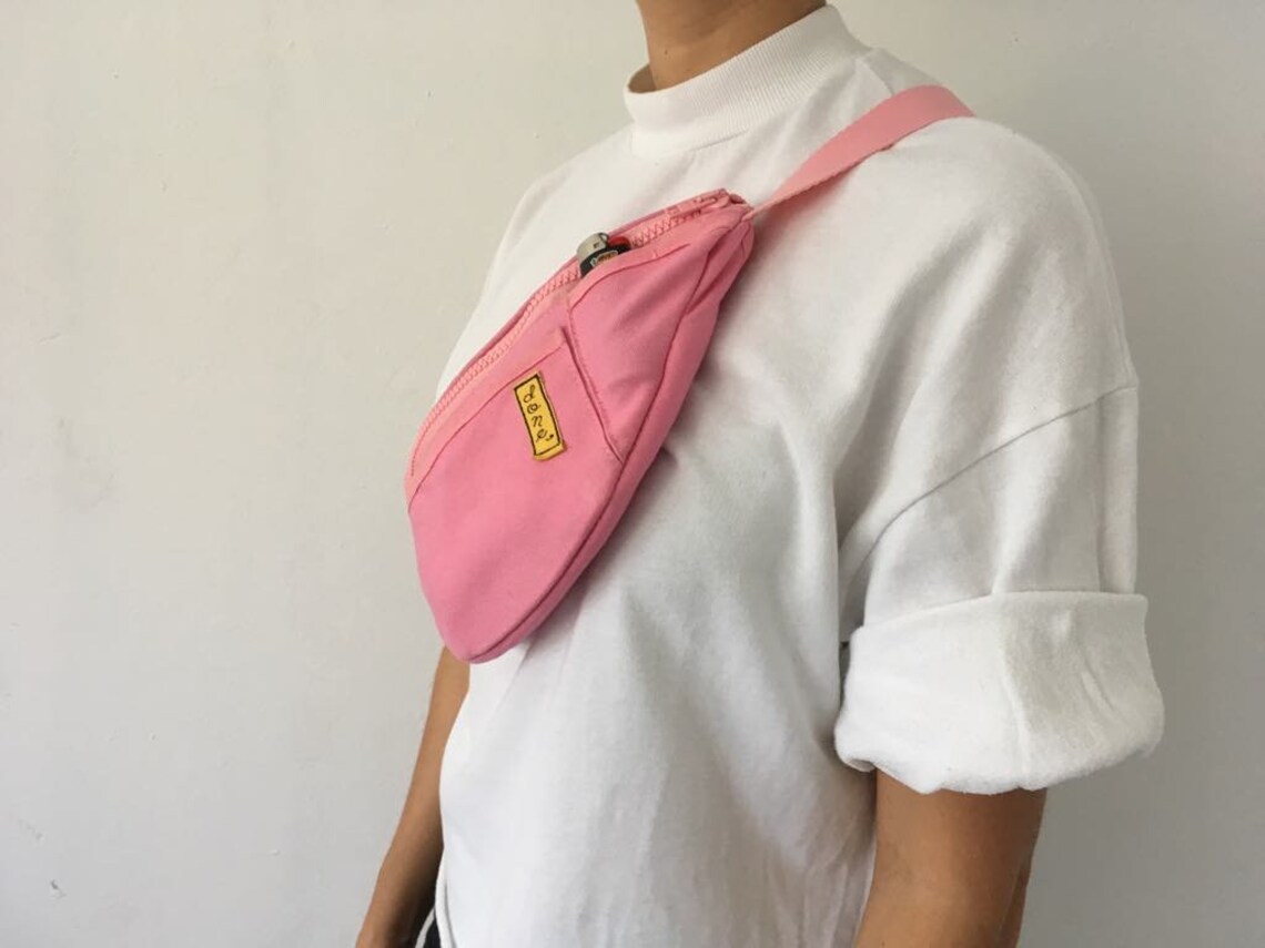 Pink Fanny Pack/ All Pink Classic Hip Bag/ Big Light Rosa Etsy