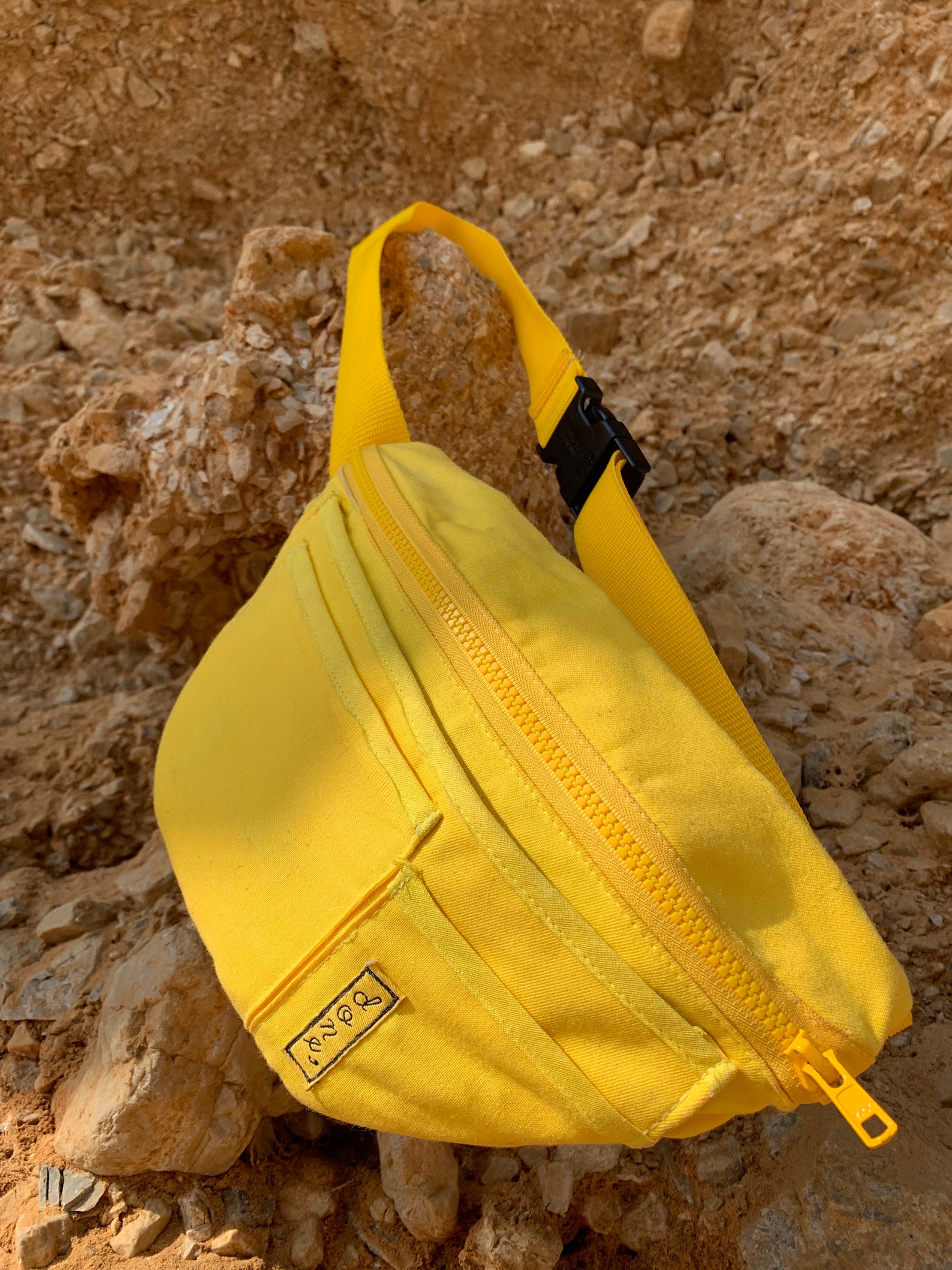 Yellow fanny pack/ all yellow classic hip bag/ big canary Etsy