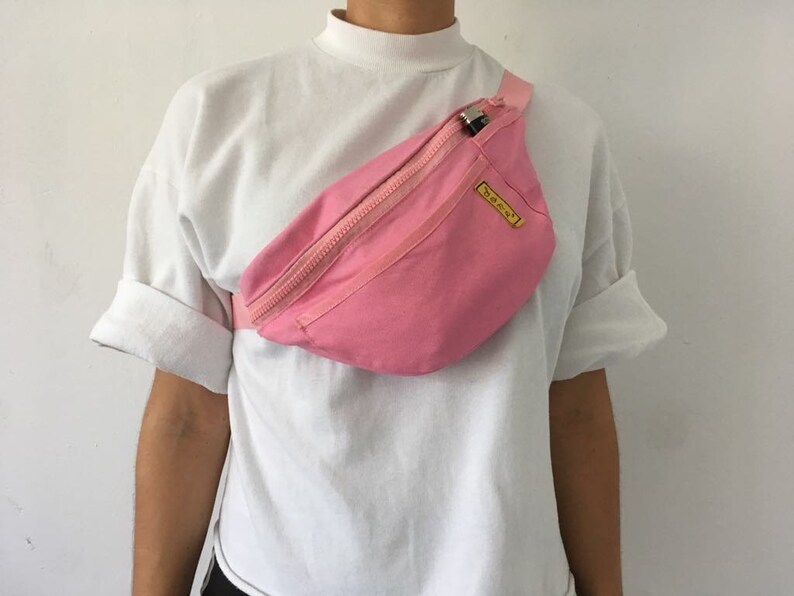 Pink Fanny Pack/ All Pink Classic Hip Bag/ Big Light Rosa Etsy