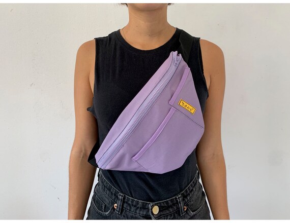 lilac fanny pack