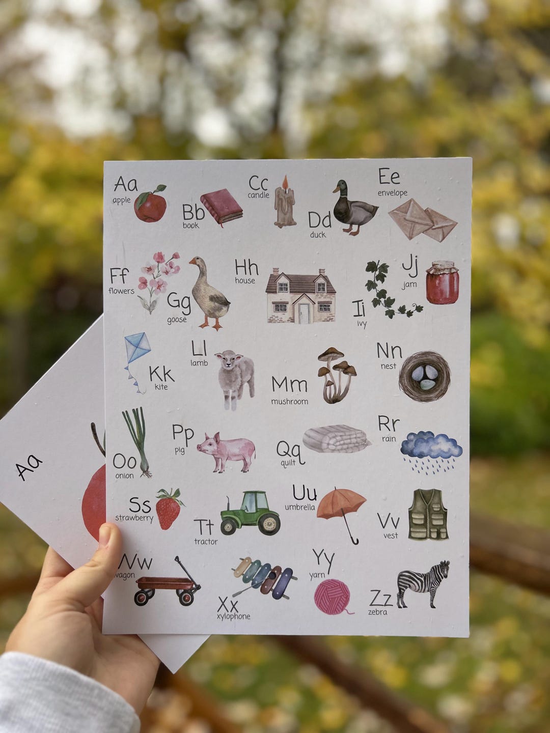 Alphabet Chart - Etsy UK
