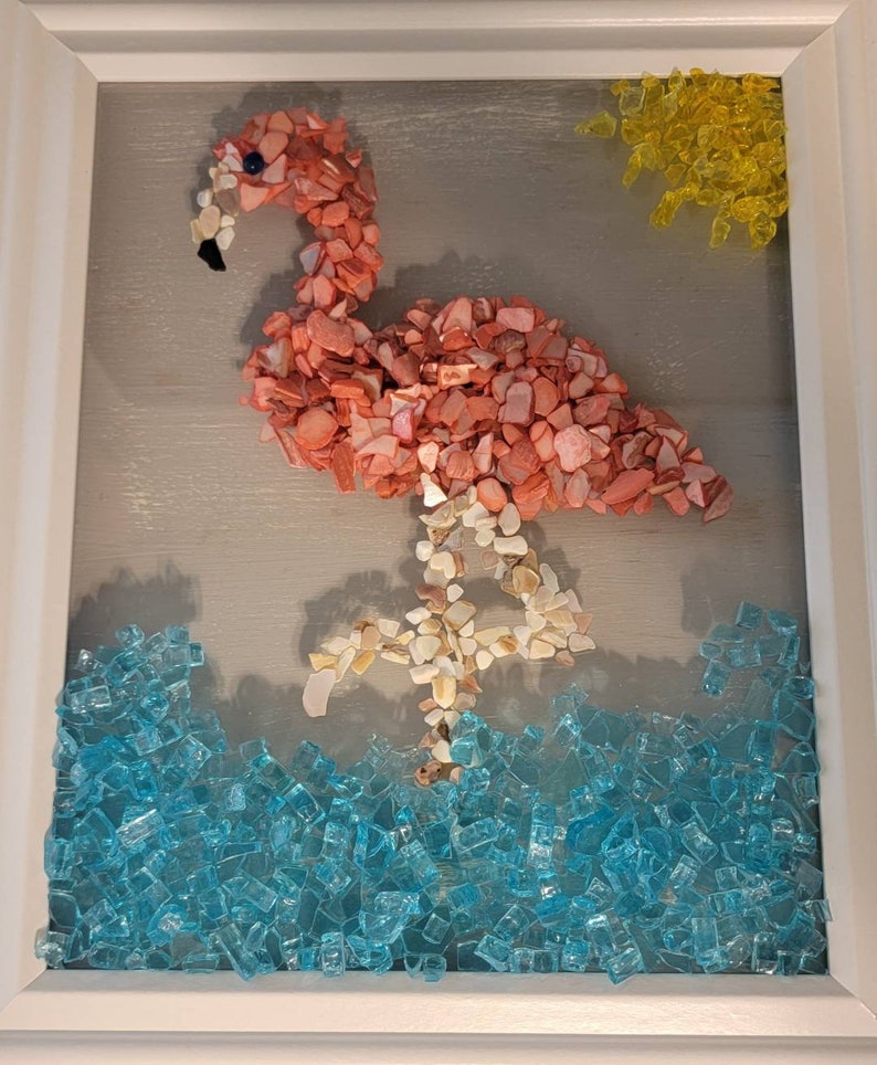 Kit Do It Yourself DIY Resin Art Kit Sea Glass Picture Etsy