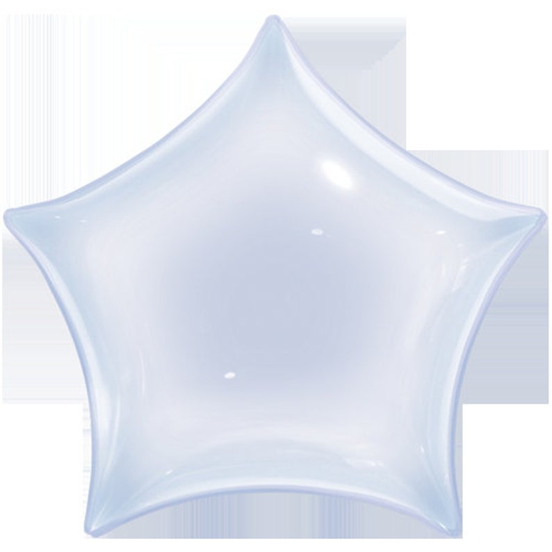 filled with confetti. Deco Bubble Qualatex Clear balloon round star shape clear with pink confetti 20 22 24 can be personalized