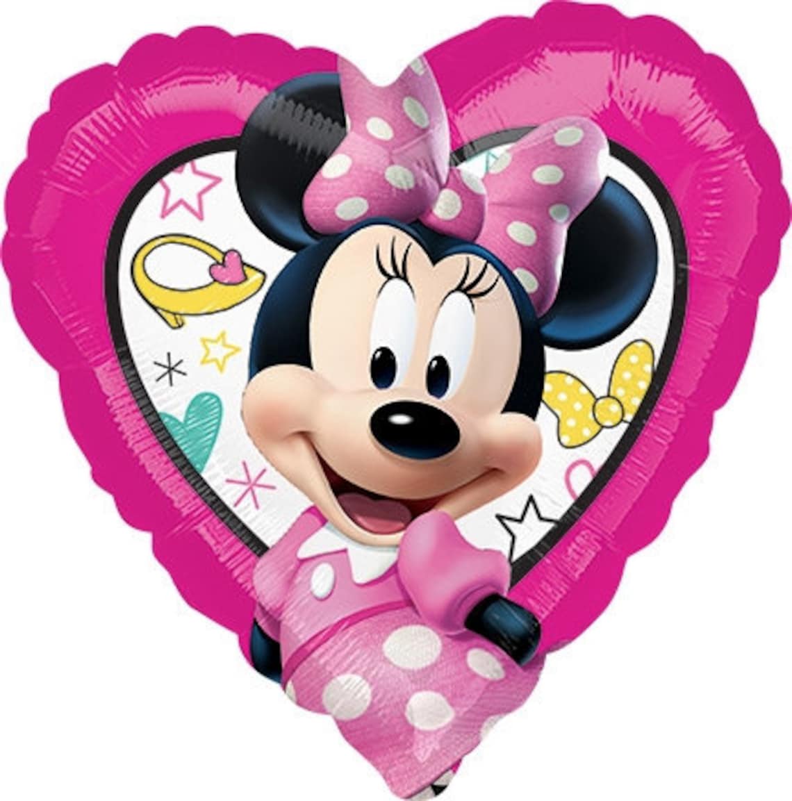 Minnie Mouse Heart Shaped 18 Happy Helper With 2 Unique Sides, Minnie