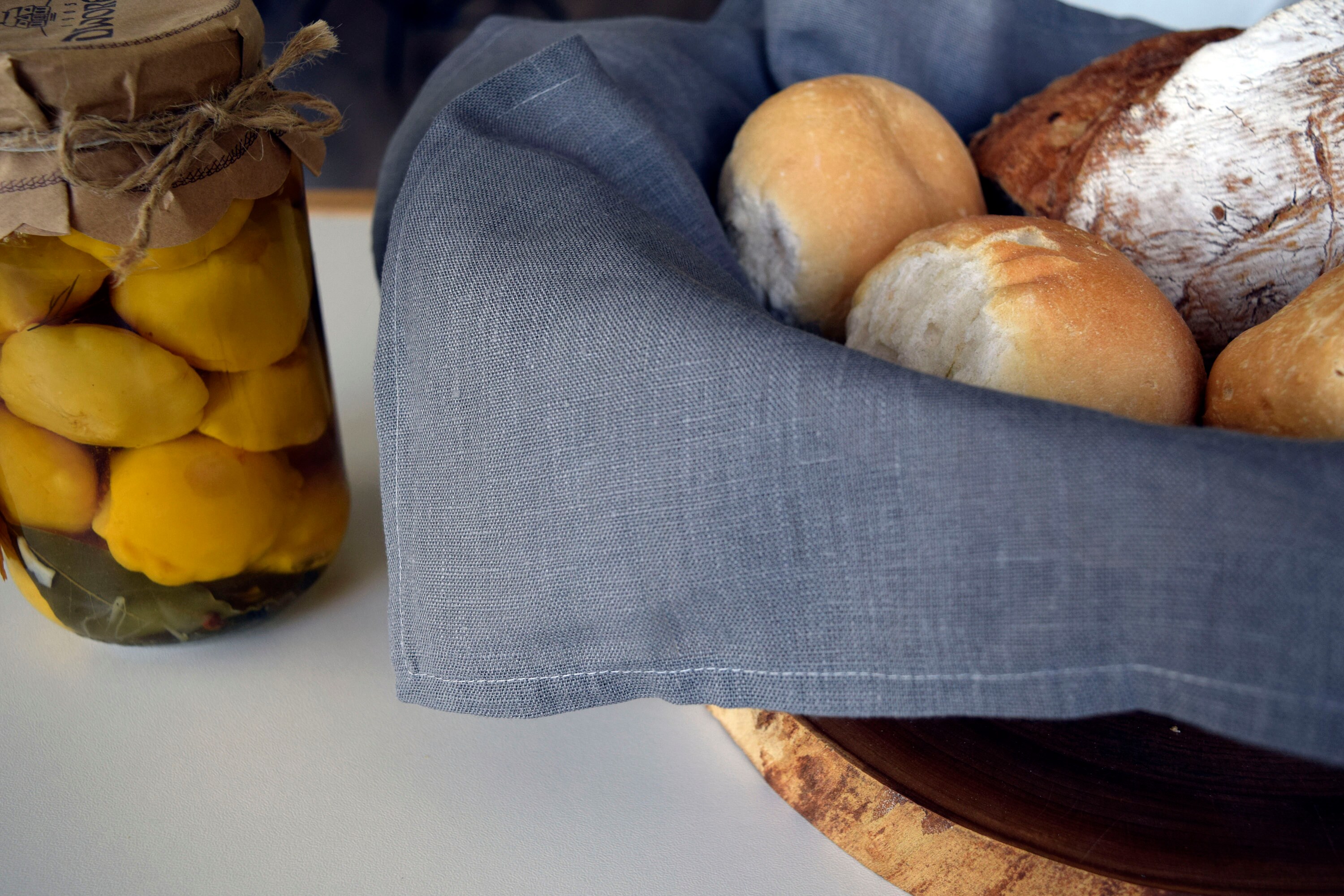 Napkin for breadbox set of 4 Linen napkins set Set of table Etsy
