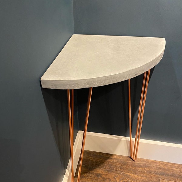 Concrete Side Table Etsy UK