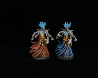2x Aliens, Astral Monster, Greed Monsters, Aberrations, Cultists, Plasmoids - Painted miniature - D&D - Frostgrave - Pathfinder - RPG