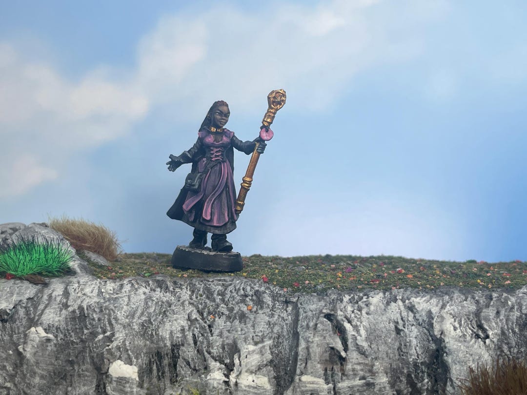 Pathfinder Priest Female Cleric, Paladin, Priest, Fighter - Painted Miniature - D&D ...