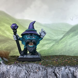 D12 adventurer, dice adventurer, Reaper High Rollers - Painted miniature - D&D - Frostgrave - Pathfinder - RPG