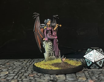 Graveyard Succubus [Metal] - Painted miniature - D&D - Frostgrave - Pathfinder - RPG