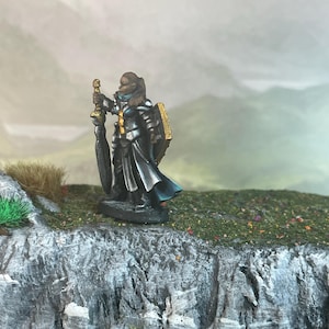 Female Paladin, Knight, Cleric [Metal] - Painted miniature - D&D - Frostgrave - Pathfinder - RPG