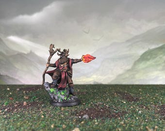 Druida de fuego - Miniatura pintada - D&D - Frostgrave - Pathfinder - RPG