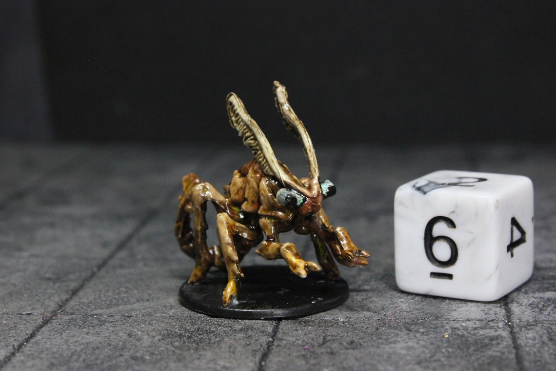 Handpainted D&amp;D miniature Rust Monster Ready to ship | Etsy