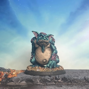 Cave troll, River Troll - Painted miniature - D&D - Frostgrave - Pathfinder - RPG