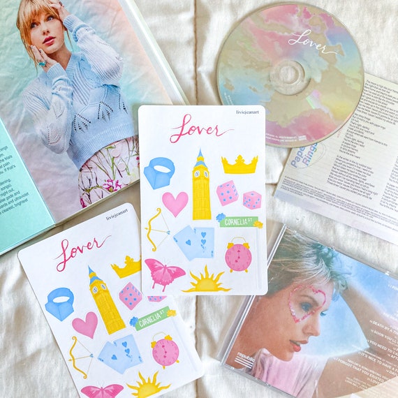 LOVER by TAYLOR SWIFT Album Concept Sticker Sheet Me You Need to