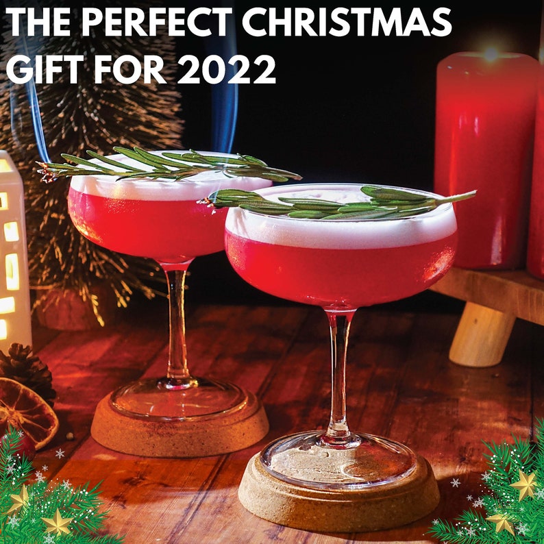 Elegant Coupe Cocktail Glasses Set of 2 Handmade Crystal Etsy UK