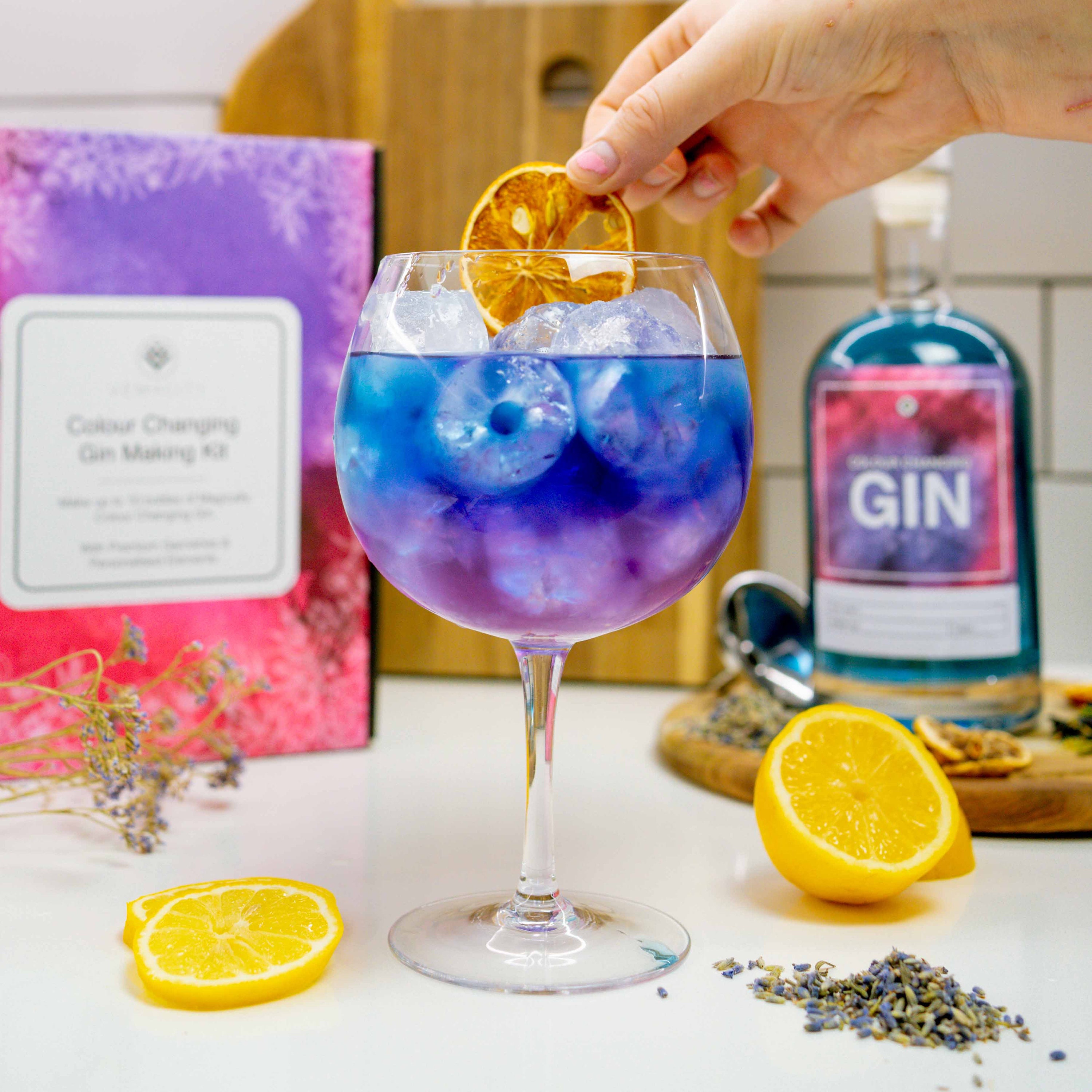 Colour Changing Gin Making Kit for Gin Lovers This Gin Set Etsy UK