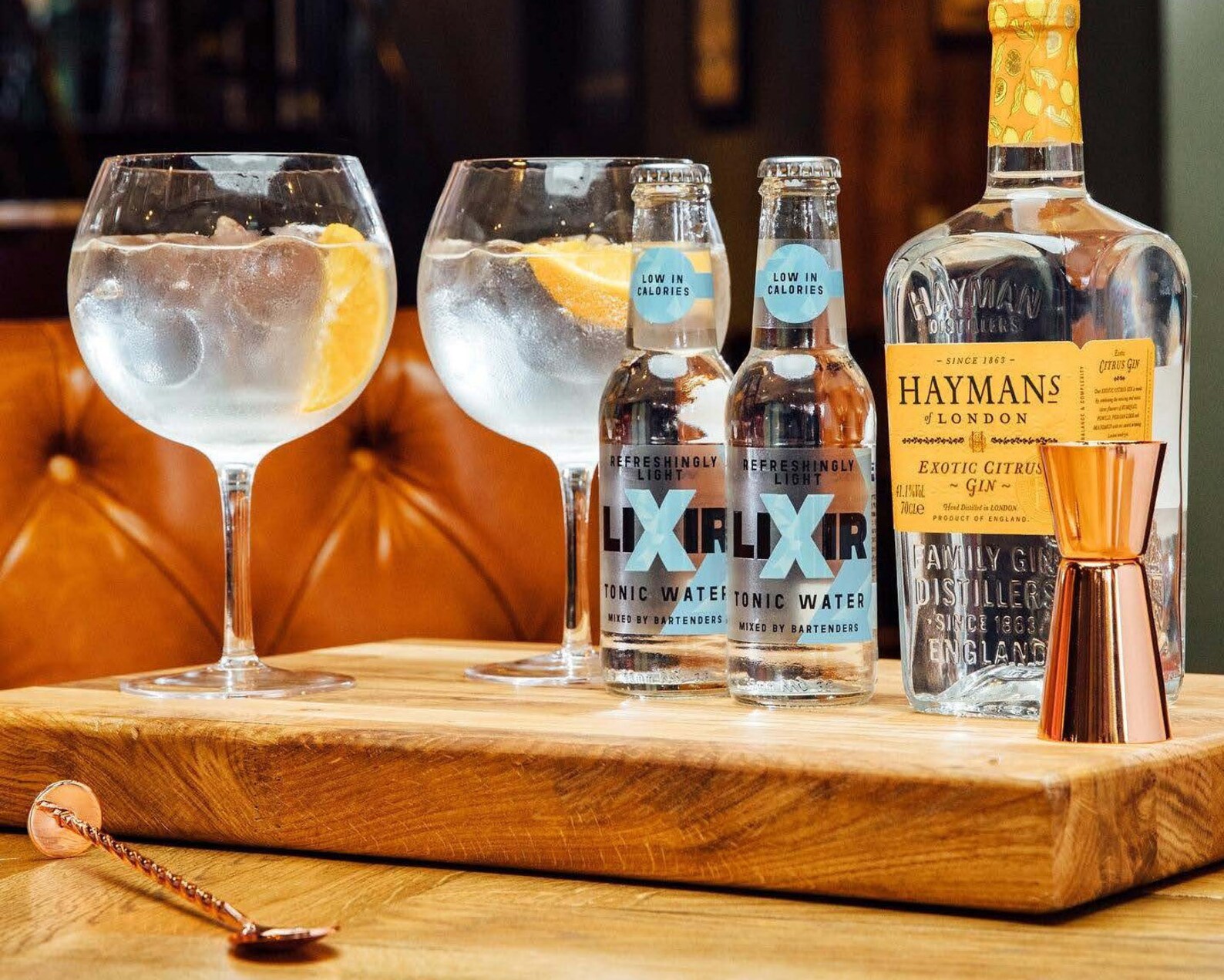 Gin Glasses for Gin Lovers Set of 2 Handmade G&T Glasses Etsy UK