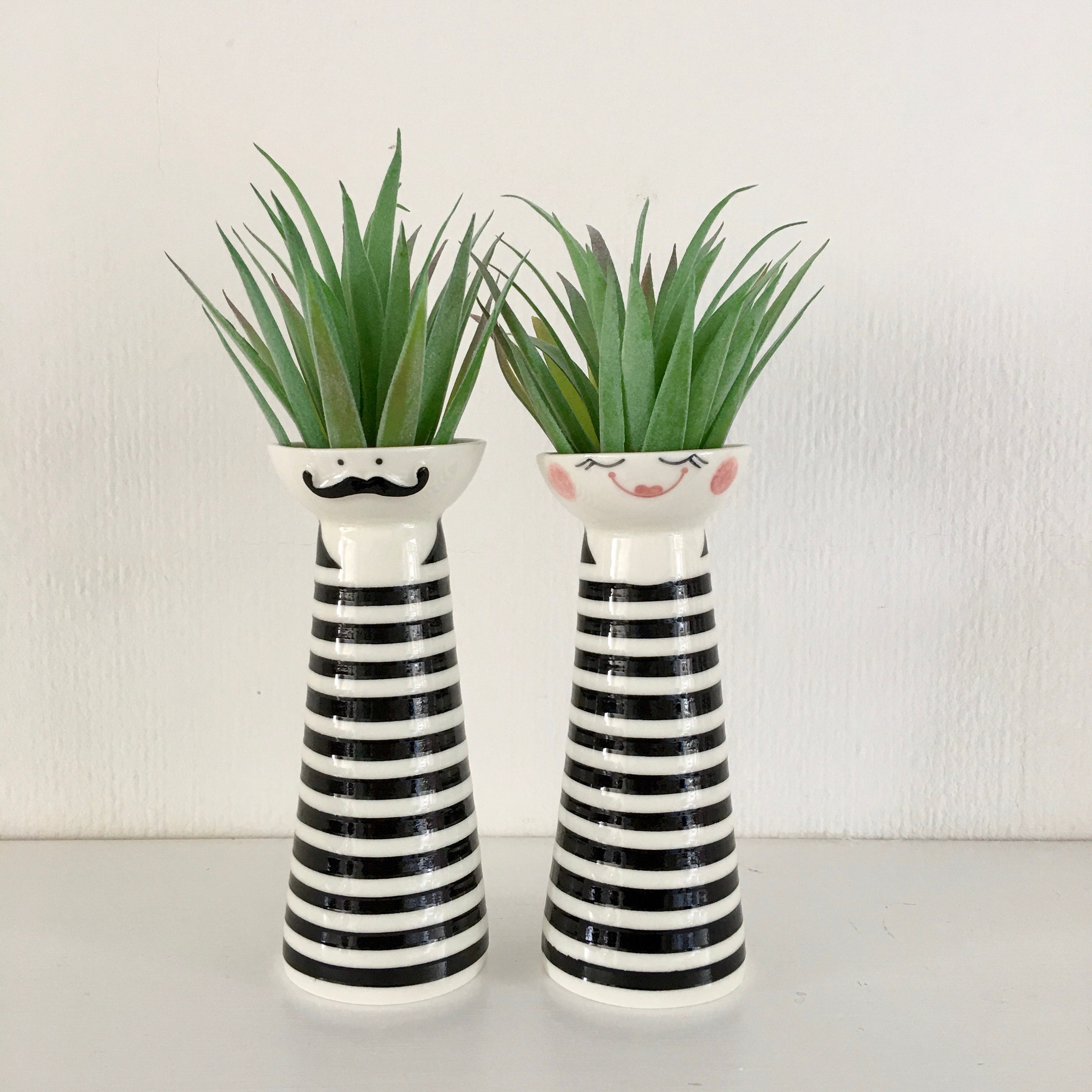 Single Stem Vase Face Vase Handmade Ceramic Vase Flower Etsy UK