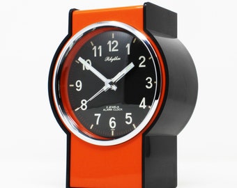 Vintage Rhythm 2 Jewel #51052 Alarm Clock Japan Circa 1960 Large