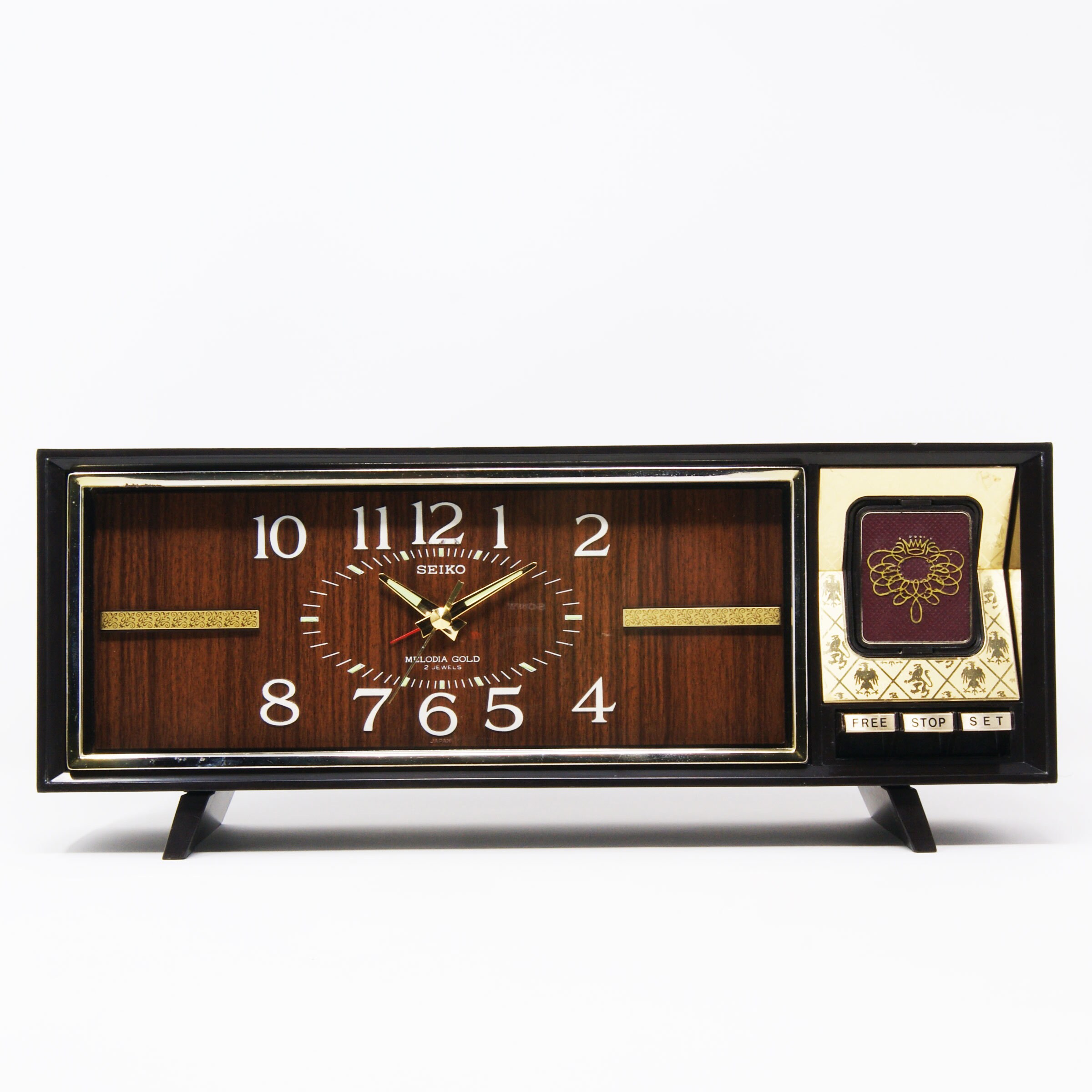 Seiko Melodia Gold MG406 Vintage Table Clock - Etsy