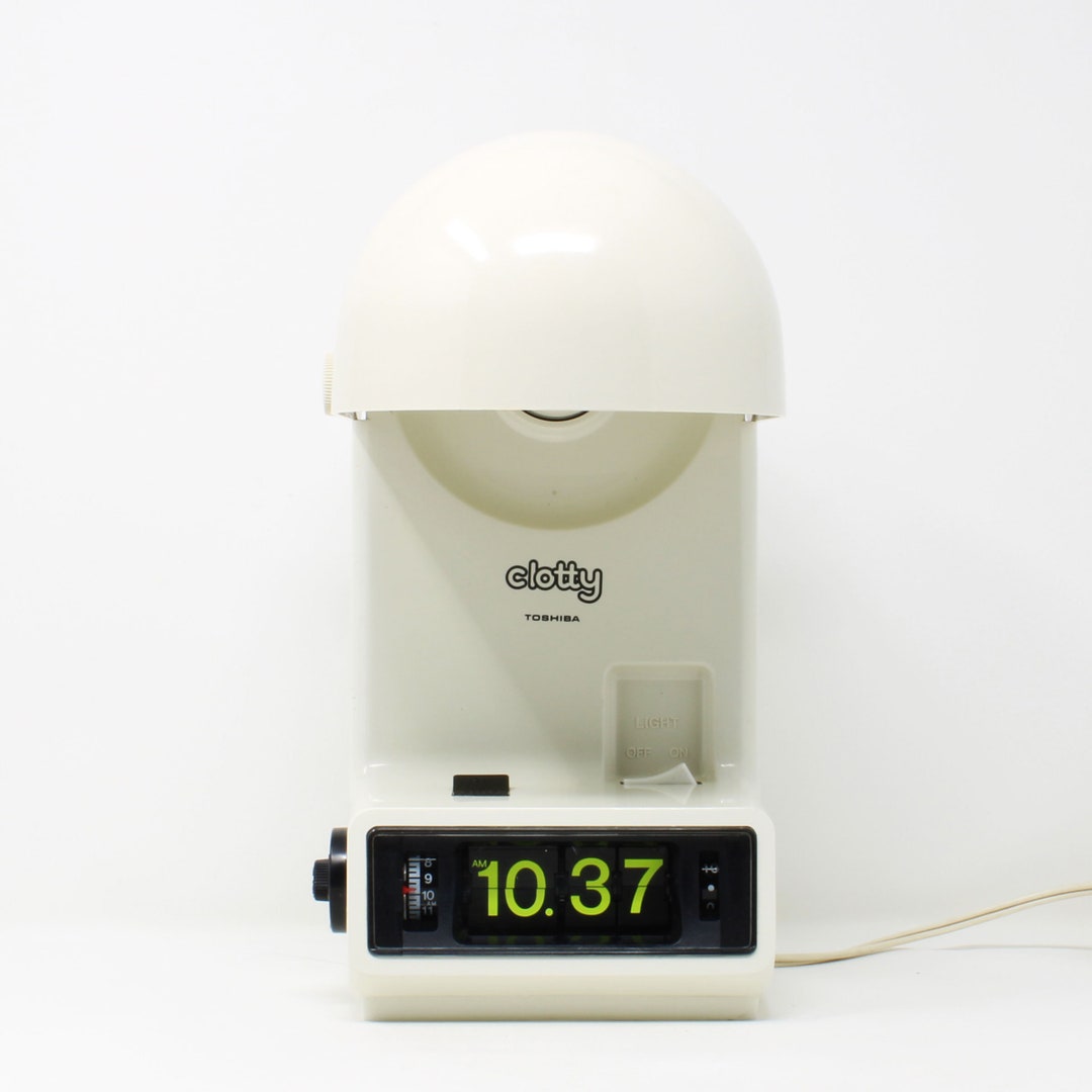Lámpara Flip Clock Space Age Toshiba Clotty Etsy