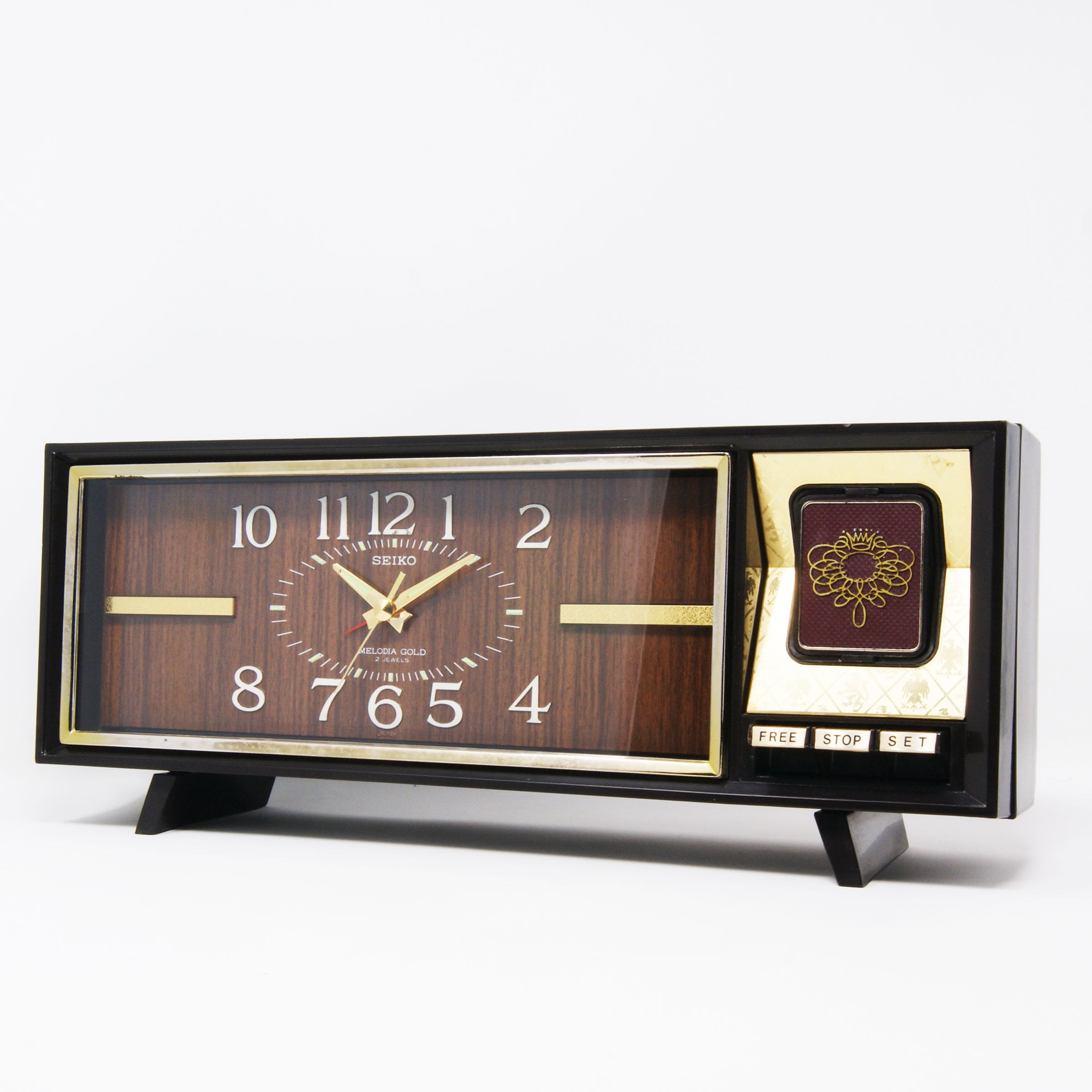 Seiko Melodia Gold MG406 Vintage Table Clock - Etsy