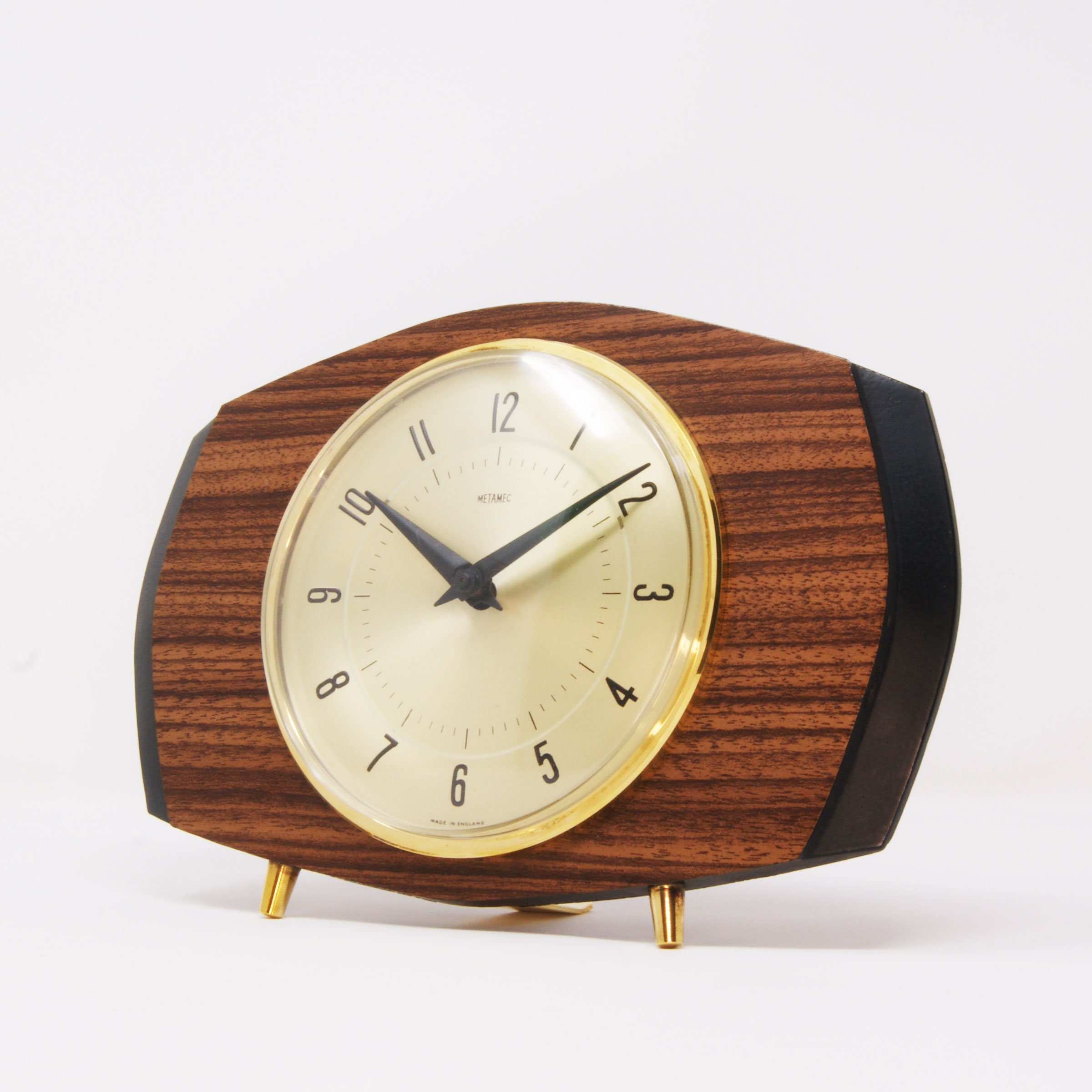 インテリア時計 Vintage 1960s mec Clock Metamec Vintage Shelf Clock From the 1960s - Etsy
