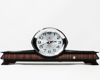Vintage Tokyo Travel Clock: Retro Japanese Winding Alarm Clock in