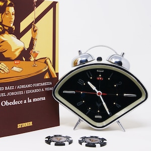Vintage White Dove Alarm Clock