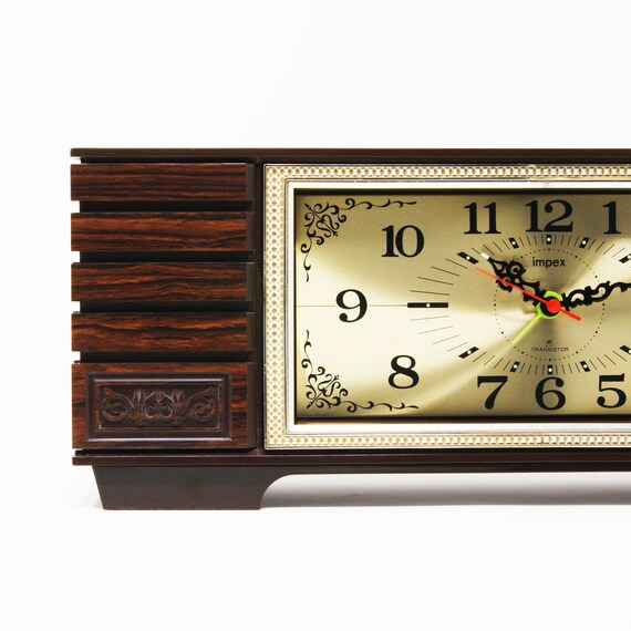 Reloj de sobremesa musical vintage Impex Rhythm 7RM014 Etsy Espa a