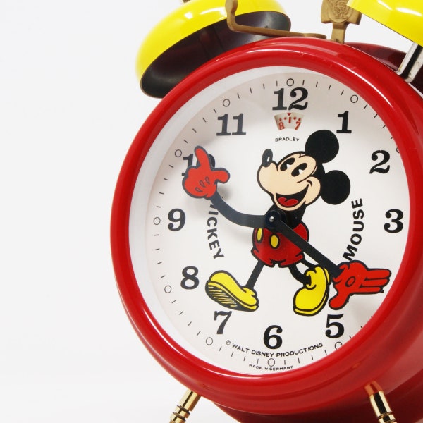 Reloj despertador vintage Bradley Jerger Mickey Mouse