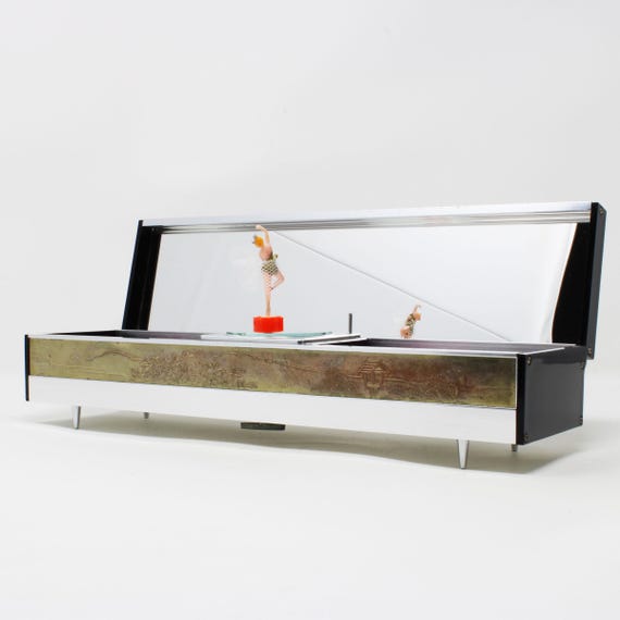 Vintage Japanese Musical Jewelry Box Lady Mate 1970s … - Gem