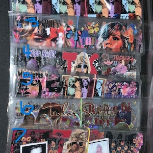 Taylor Swif Inspired UV DTF 16oz tumbler wraps - Set 1 (Era Tour)