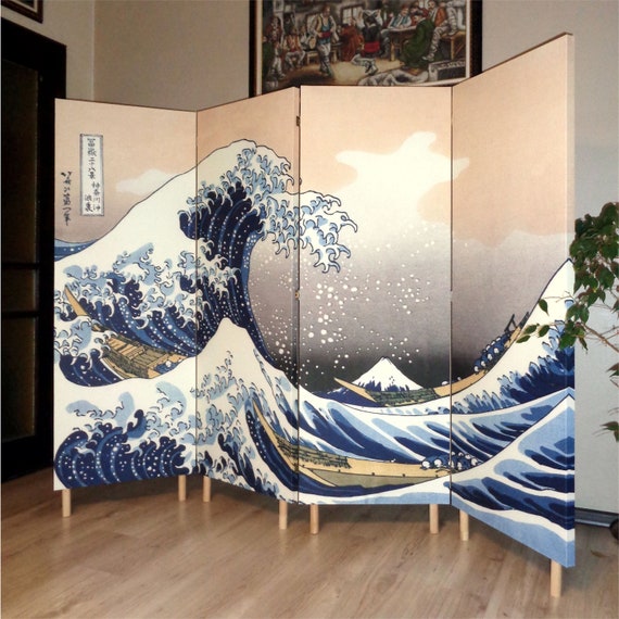 modern dressing screen Freestanding Privacy Screen With an Opaque Screen, Custom Folding Divider With a Translucent Sheet