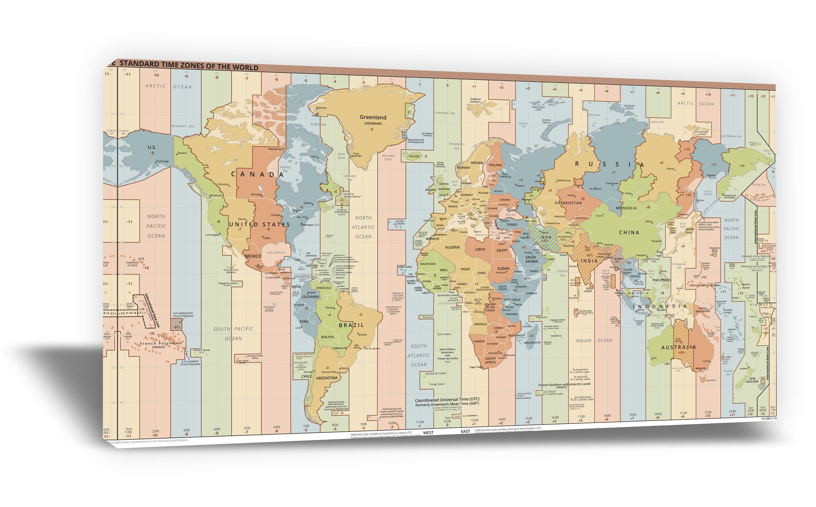 Large World Map Push Pin Executive Style 24x36 or 24x16 Customized Pin  Board Mounted on 3/16 Foam Board Modern Map Print Travel Map 