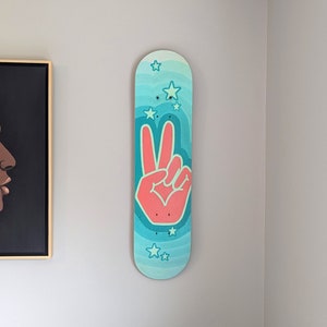 Hand Painted Original Skateboard Art