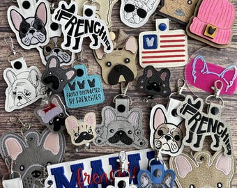 Ready to Ship - French Bulldog Keychains