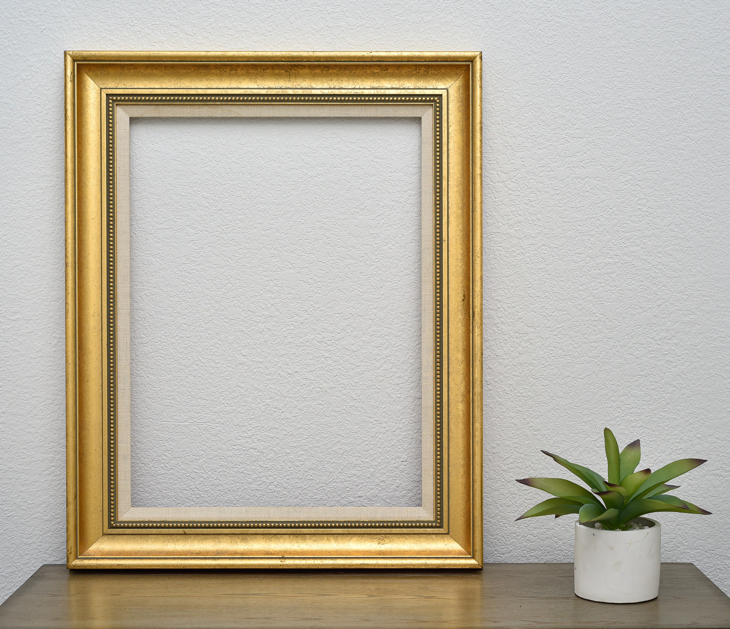 Beautiful Vintage Goldleaf Effect Frame Etsy
