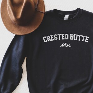 Crested Butte Mountains Sweatshirt - Crested Butte Sweatshirt - Colorado Shirt - Crested Butte Shirt - Colorado Sweatshirt - Colorado Gift