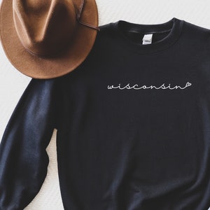 Wisconsin Liebe Sweatshirt - Wisconsin Shirt - Wisconsin T-Shirt - Wisconsin Sweatshirt - Wisconsin Bachelorette - Universität von Wisconsin