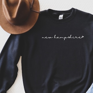 New Hampshire Love Sweatshirt - New Hampshire Shirt - New Hampshire Sweatshirt - New Hampshire Gift - New Hampshire T-Shirt