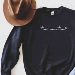 Toronto Love Sweatshirt - Cute Toronto Shirt - Toronto Crewneck - Toronto Bachelorette - Toronto T-Shirt - Toronto Canada Shirt