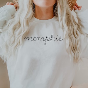 Memphis Crewneck Sweatshirt - Memphis Sweatshirt - Memphis Bachelorette - Memphis Women&#39;s - Memphis T-Shirt - Memphis Shirt
