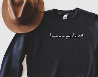 Los Angeles Love Sweatshirt - LA Sweatshirt - Los Angeles Sweatshirt - LA Shirt - Los Angeles Bachelorette - Los Angeles California Shirt